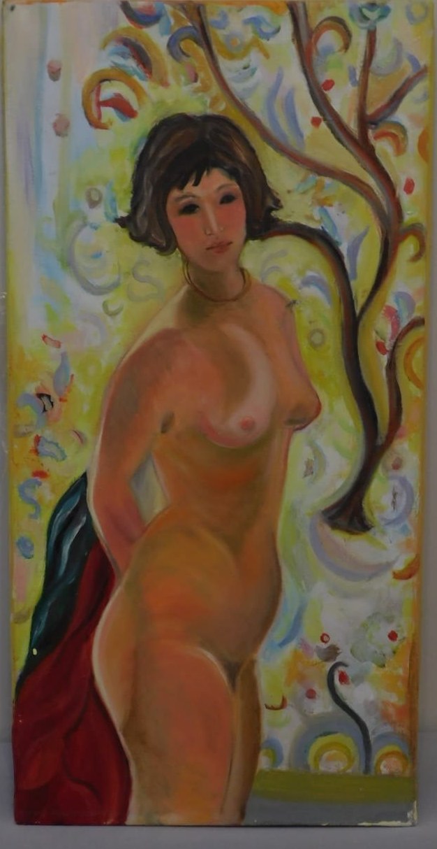 Reclining Figure with Branches von Jacqueline Enkelaar-Ashdown